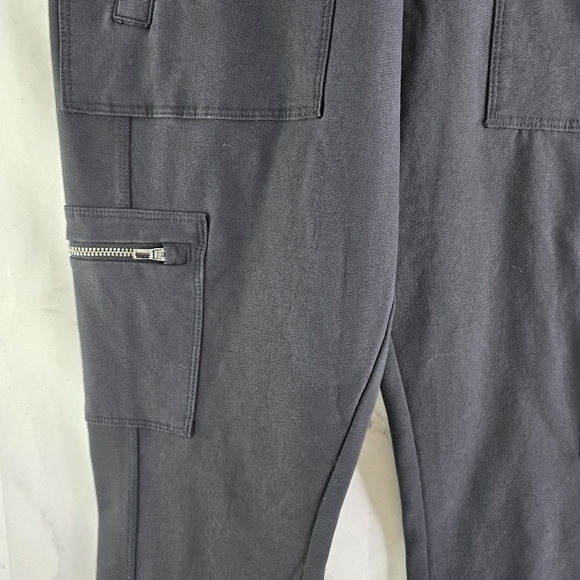 Athleta Jogger Womens 2 XS Black Headlands Hybrid Cargo Trek Pants Climbing Zip - Picture 12 of 14